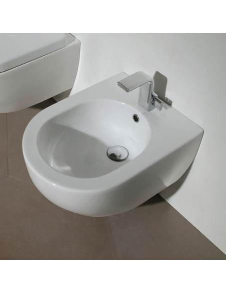 Ceramica Flaminia App kit sospeso vaso Go clean, bidet e coprivaso rallentato