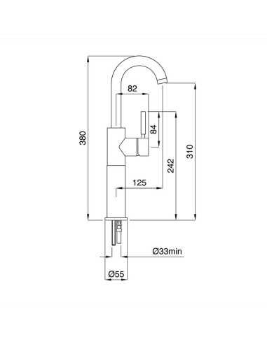 Bugnatese Kobuk kit miscelatore monocomando lavabo e bidet