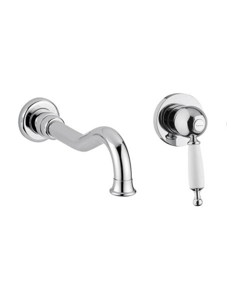 Retro miscelatore monocomando lavabo canna alta