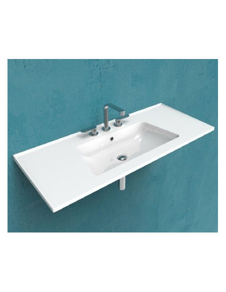 Ceramica Flaminia Bloom lavabo a consolle sospeso cm 107 colorato