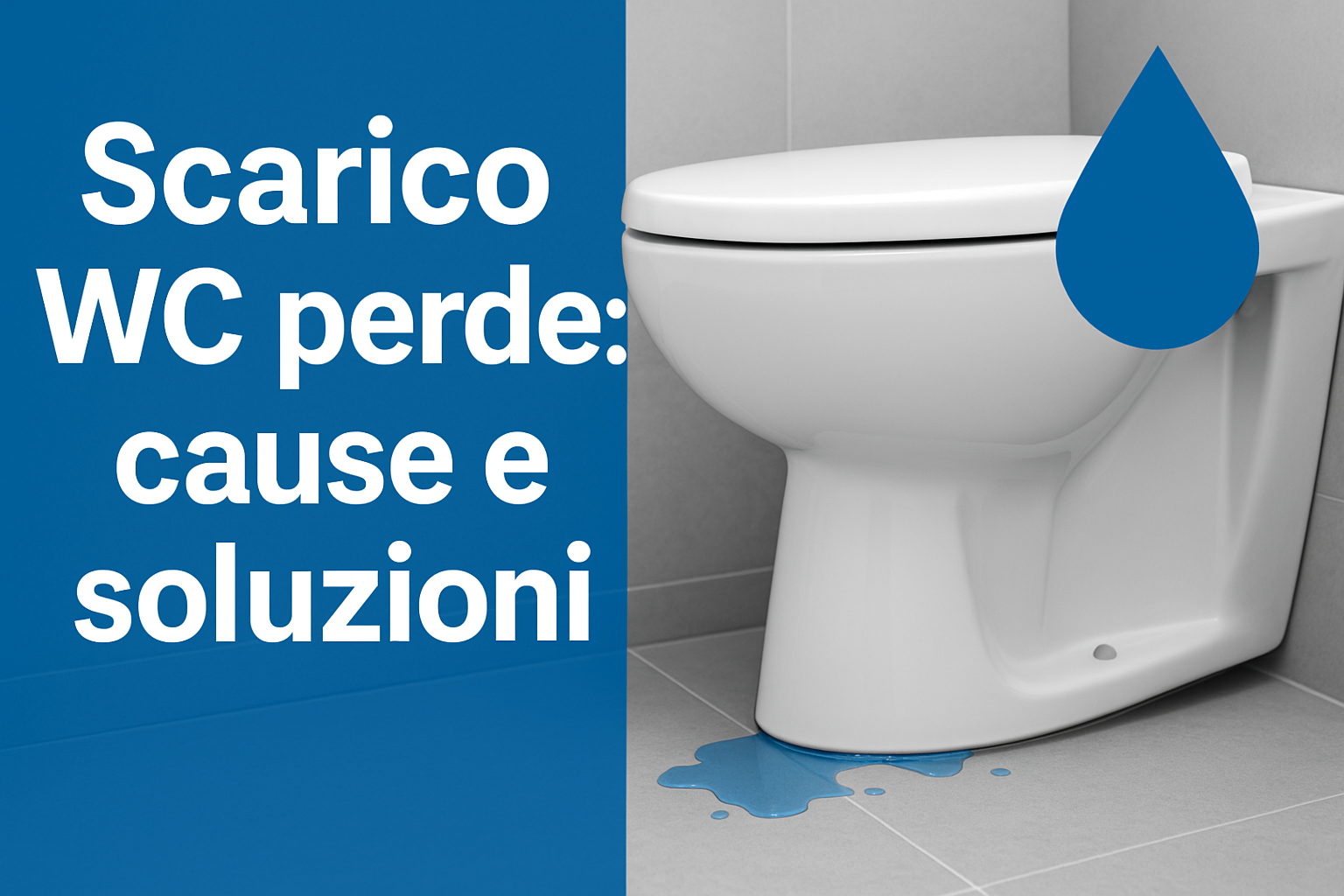 scarico wc perde cause e soluzioni