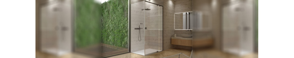 shower -box - rectangle - swing - bathroom | Quaranta Ceramiche srl