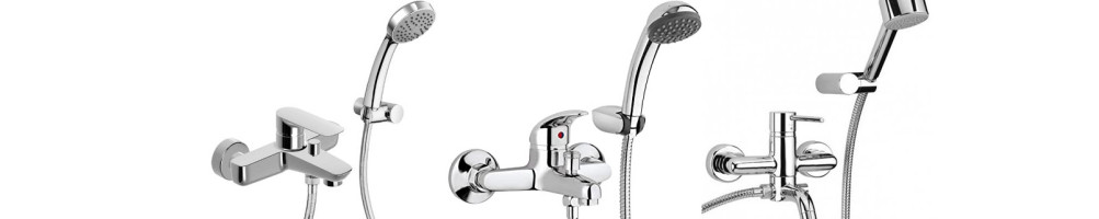 Single-lever bath taps